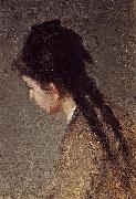 Eva Gonzales Portrait of Jeanne Gonzales in Profile oil painting